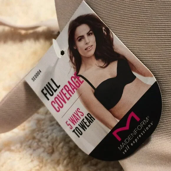 NWT ~ Maidenform's Self Expressions Essential Multiway Push Up Bra (Size: 42D) - Picture 3 of 7